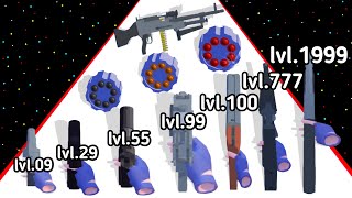 (2024) Gun Run Level Up Gun Shoot Evolution All Level Gameplay New Update