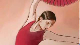 Flamenco dancer painting by Tamerair