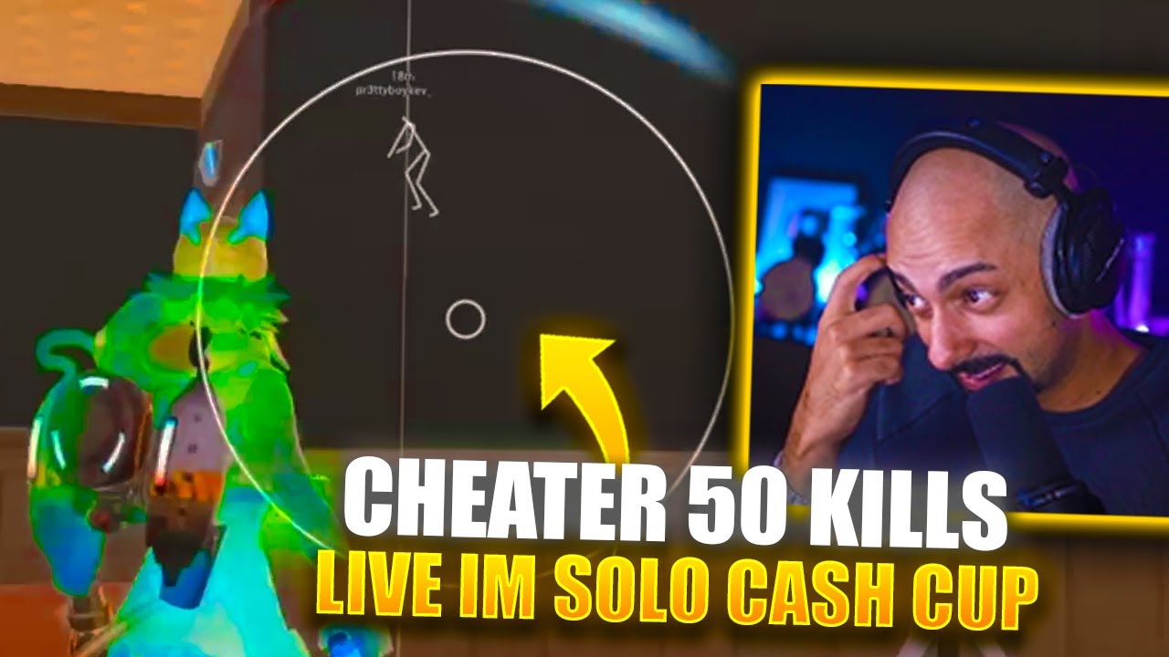 🤬😰CHEATER macht 50 KILLS im Solo Cash Cup