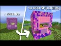 I Built a GIANT Shulker with 10,000 Shulkerboxes