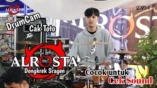 DrumCam Cak Toto - Memandangmu - Cocok untuk Cek Sound - Alrosta Dongkrek Sragen