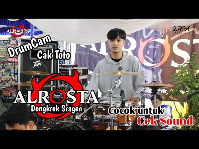 DrumCam Cak Toto - Memandangmu - Cocok untuk Cek Sound - Alrosta Dongkrek Sragen class=