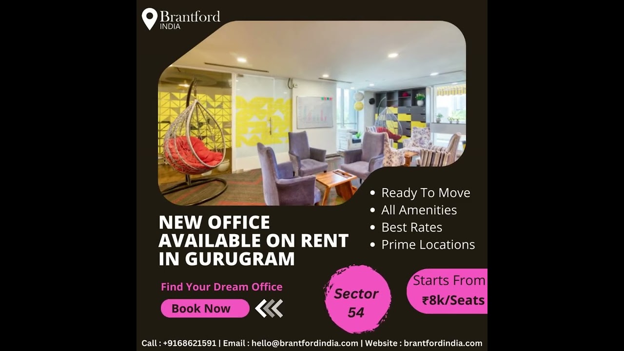 New Office Space On Rent in Sector 54- Gururgam