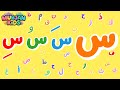 مراجعة حرف السين س  