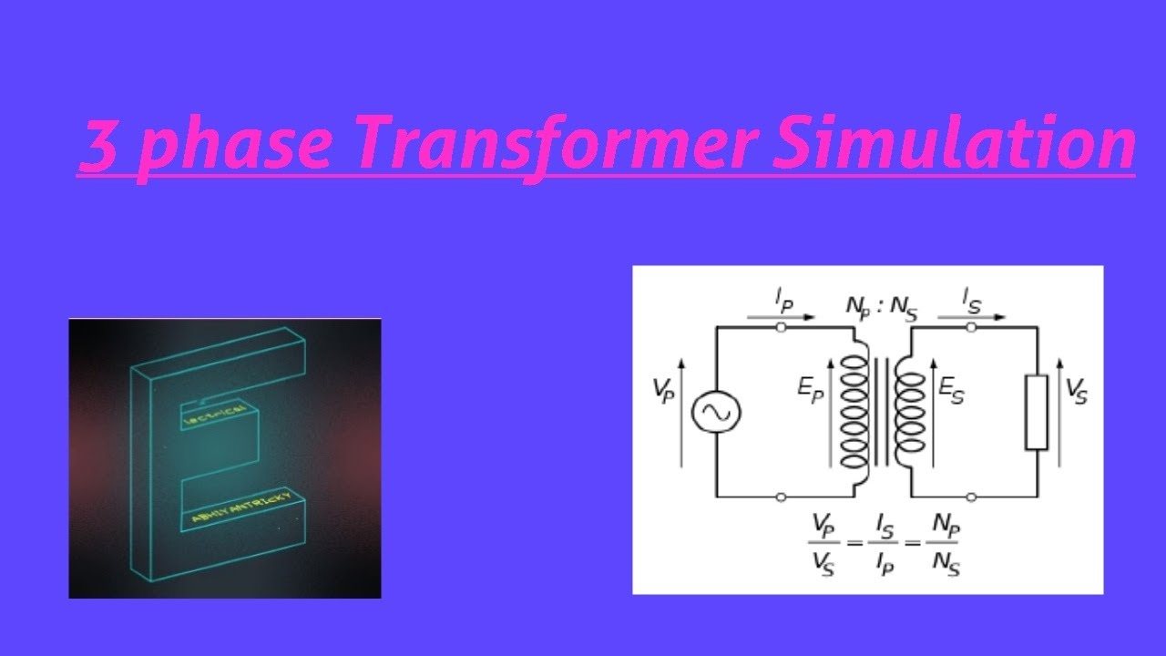 3 Phase Transformer Simulation in Matlab - YouTube