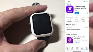Apple SE (2nd Gen) - How to show Fantasy Football Scores (Yahoo)