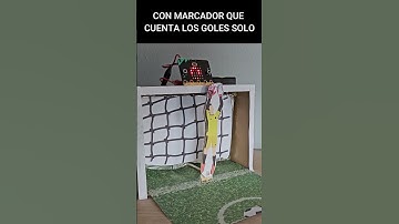 ⚽​​💫​😀CARTÓN + PAPEL = ¡JUEGO DE FÚTBOL AUTOMÁTICO! con #microbit #roboticaparaniños #youtubeshorts
