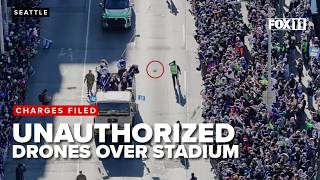 30+ unauthorized drones fly over Seahawks' Super Bowl championship parade; officials seek charges
