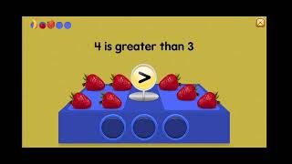 Starfall Greater Than, Less Than, Equal To and Addition Tennis Balls, Oranges and Apples.