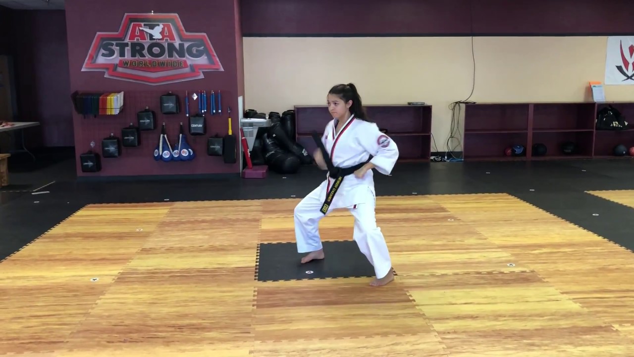 1st Degree Black Belt Form YouTube