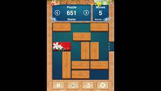 Unblock Me Starter Puzzle 651 screenshot 3