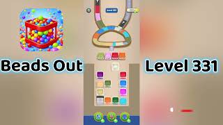 🎮 Beads Out Level 331 Walkthrough 🧩 | Tricky Bead Puzzle Solution | Mini Boss