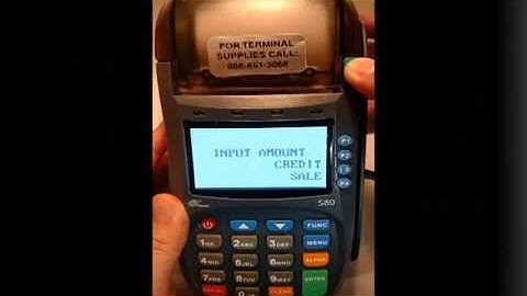 PAX S80 Tutorials: How to Load Paper