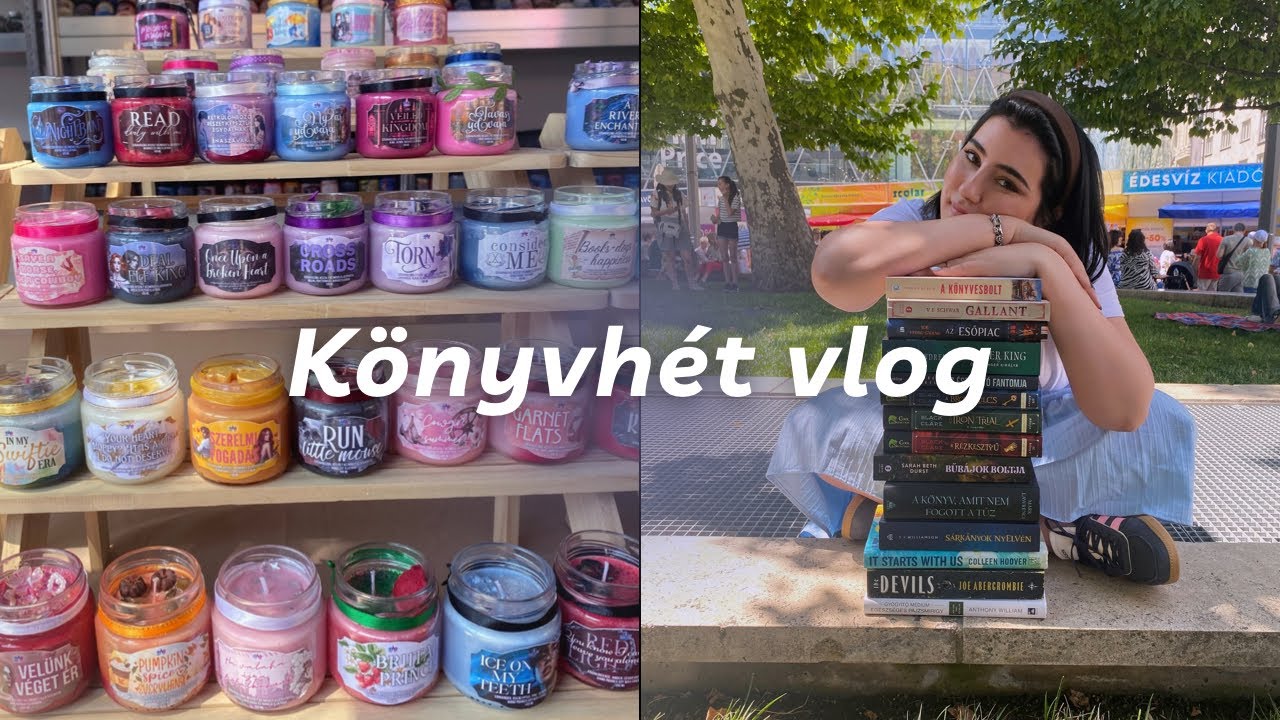Könyvheti vlog és book haul - 2025. | BORKAREADS