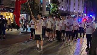 Trabzonlu genç sporculardan 15 temmuz yürüyüşü!