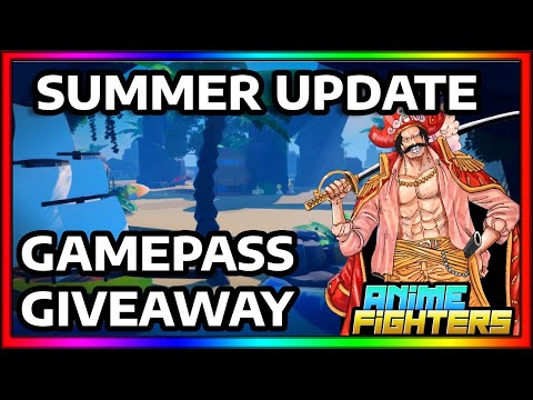 NEW DIVINE+NEW SUMMER UPDATE! GAMEPASS + ITEMS GIVEAWAY ON ANIME FIGHTERS SIMULATOR!