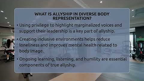 What Is Allyship In Diverse Body Representation? - Inside Body Image