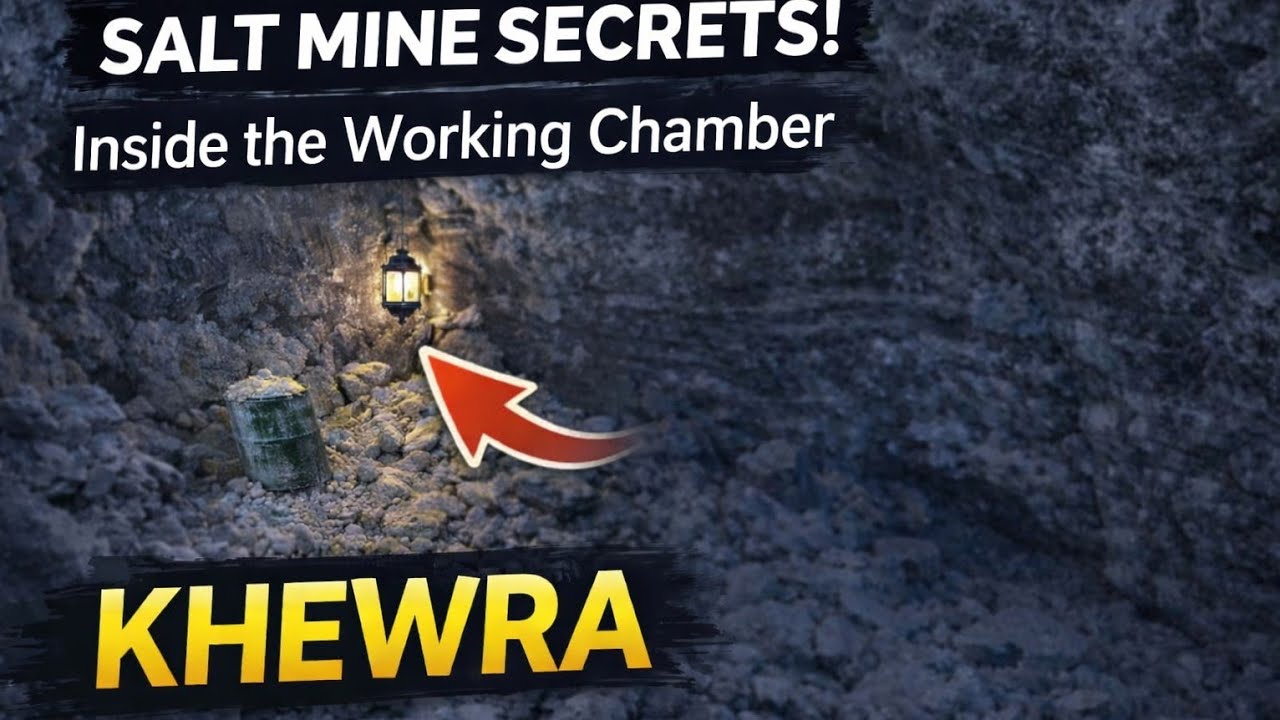 Pakistan Salt Mining Business – Exclusive Working Chamber View