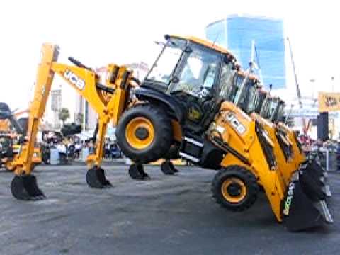 JCB dancing diggers conexpo 2011