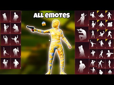 Season 1 To S20 All Mythic Outfit Emotes || PUBG MOBILE ||