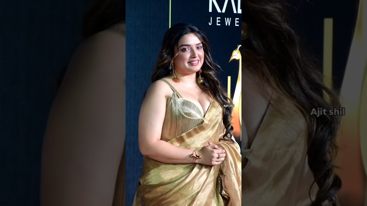 Amrapali Dubey Stunning Awards Show Look 😍 Viral Reaction #shorts