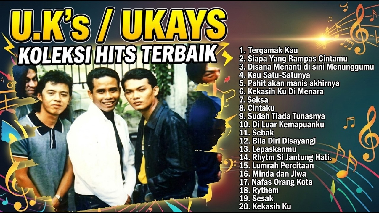 BEST OF U.K'S FULL ALBUM TERBAIK - Lagu Slow Rock 90an Syahdu Enak Didengar Saat Santai \u0026 Kerja (HQ)