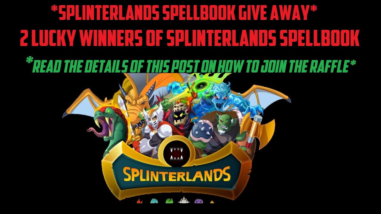 SPLINTERLANDS - SUMMONERS SPELLBOOK GIVEAWAY FILIPINO!
