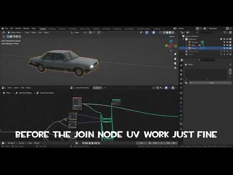 Blender Fix Join Geometry Node Break Uv