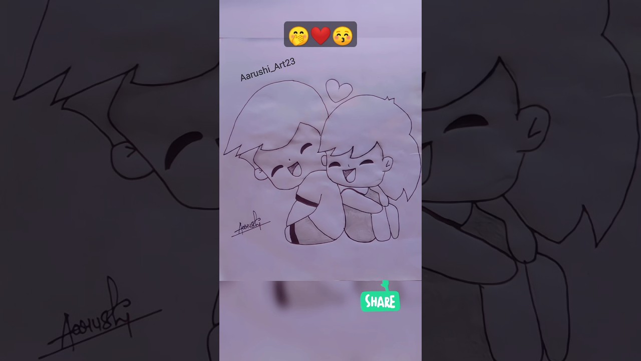 Brother 🤍 Sister Drawing👫 