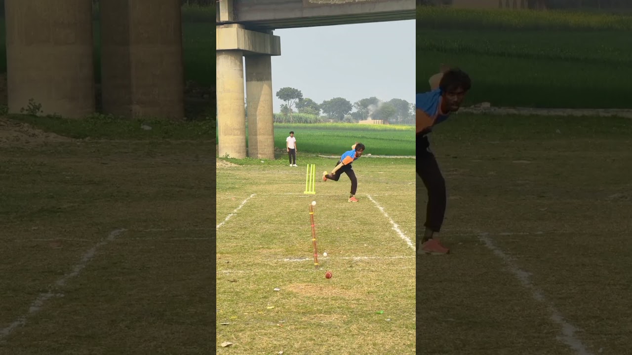 Single wicket ball practice...