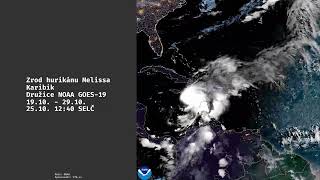 Zrod hurikánu Melissa na 1438 záběrech