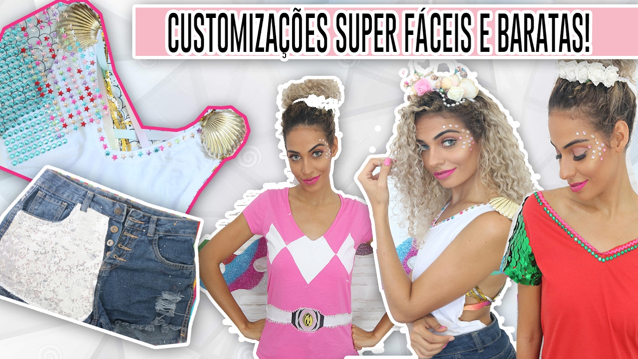 Como CUSTOMIZAR abada : o jeito MAIS FÁCIL de fazer customização em ...