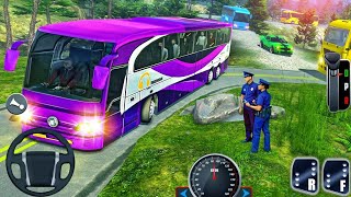 US Bus Offroad Driving Simulator 3D - Highway Uphill Transport Hill Driver - Android GamePlay screenshot 4