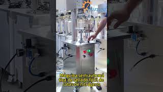 Selladora de latas para frutos secos y cacahuetes con inyección de nitrógeno
