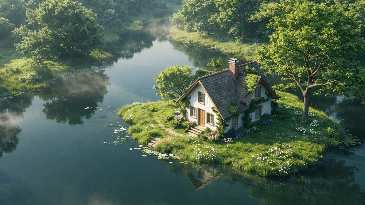 A Harmonious Blend: Cozy Home Interiors Surrounded by Nature's Beauty