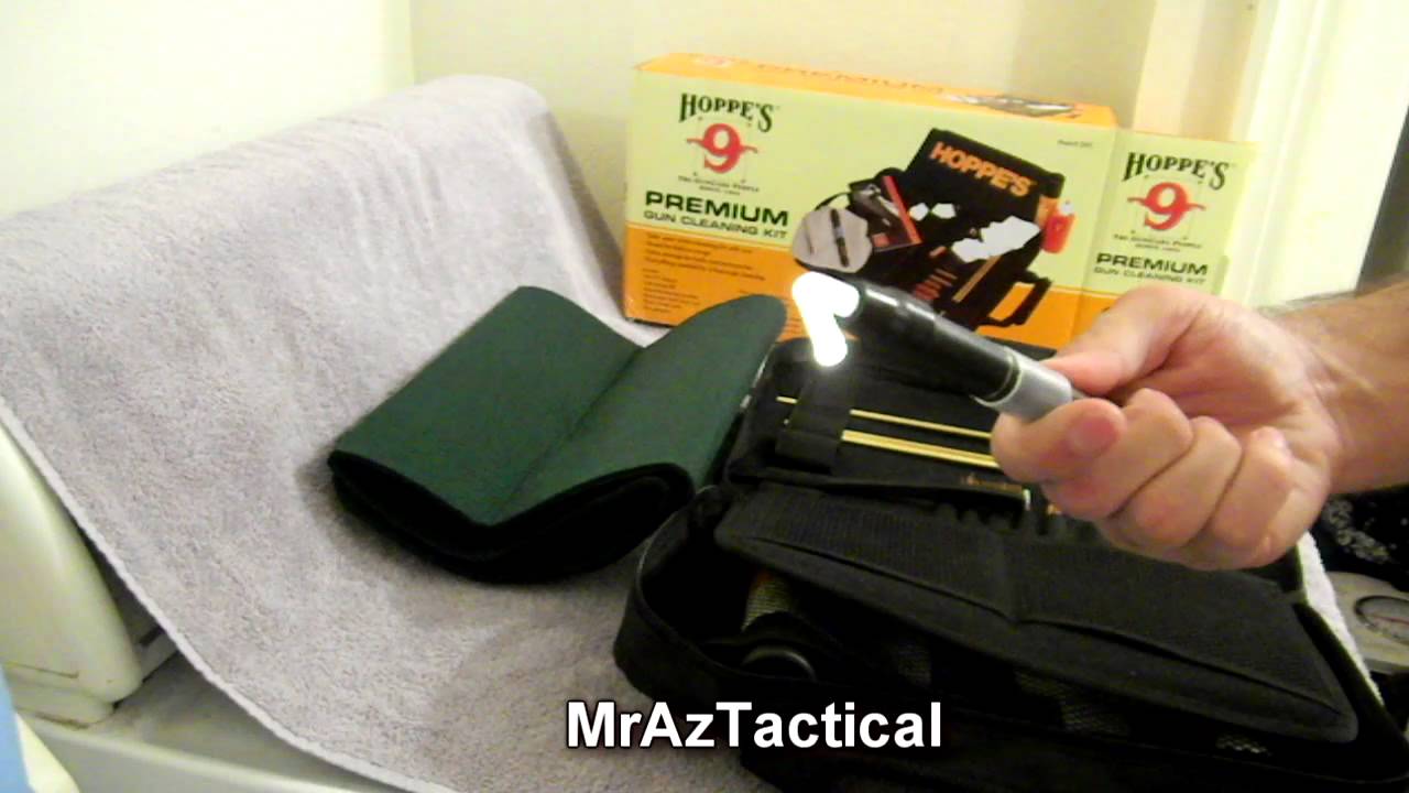 Hoppe's 9 gun cleaning kit review YouTube
