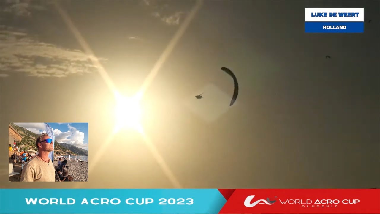 Luke de Weert Wins Acro World Cup 2023 Paragliding