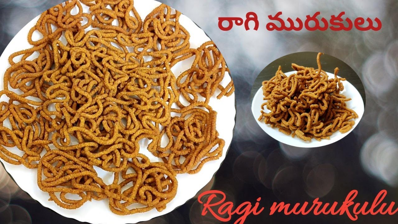 Ragi besan rice flour murukulu/How to prepare ragi murukulu/ragi