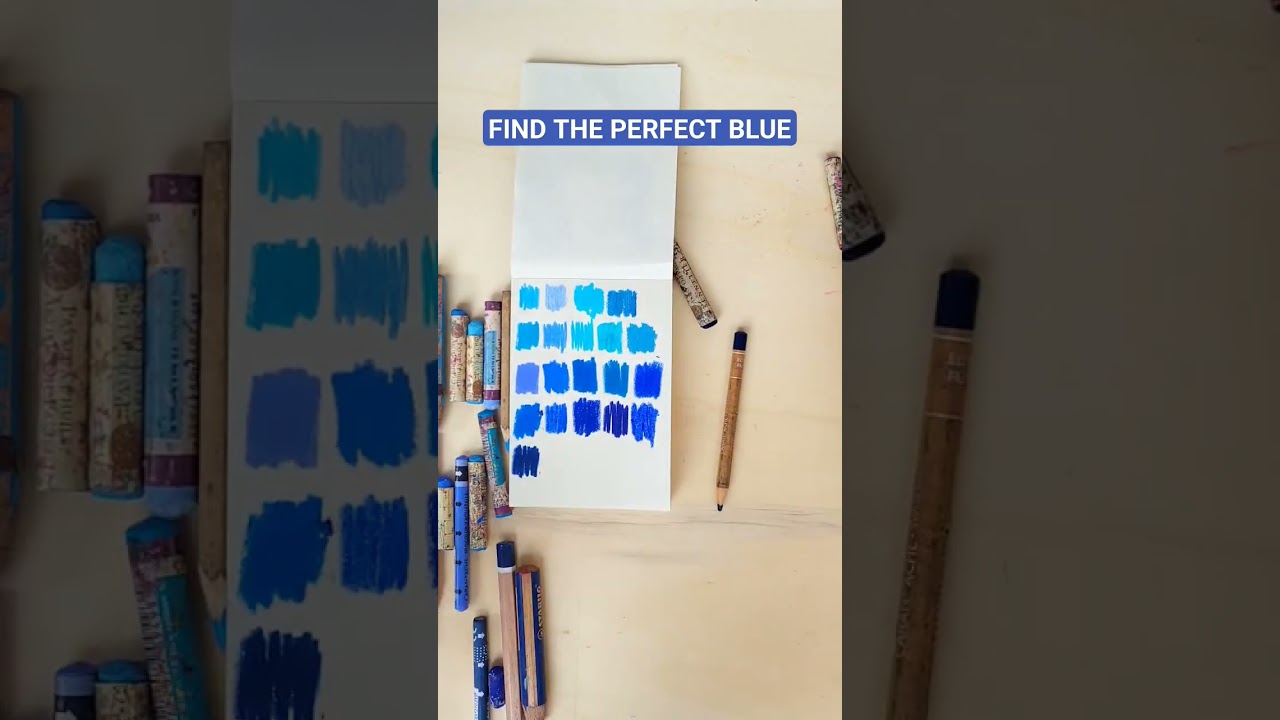 Find the perfect blue. Set it free. Ta daaa. 