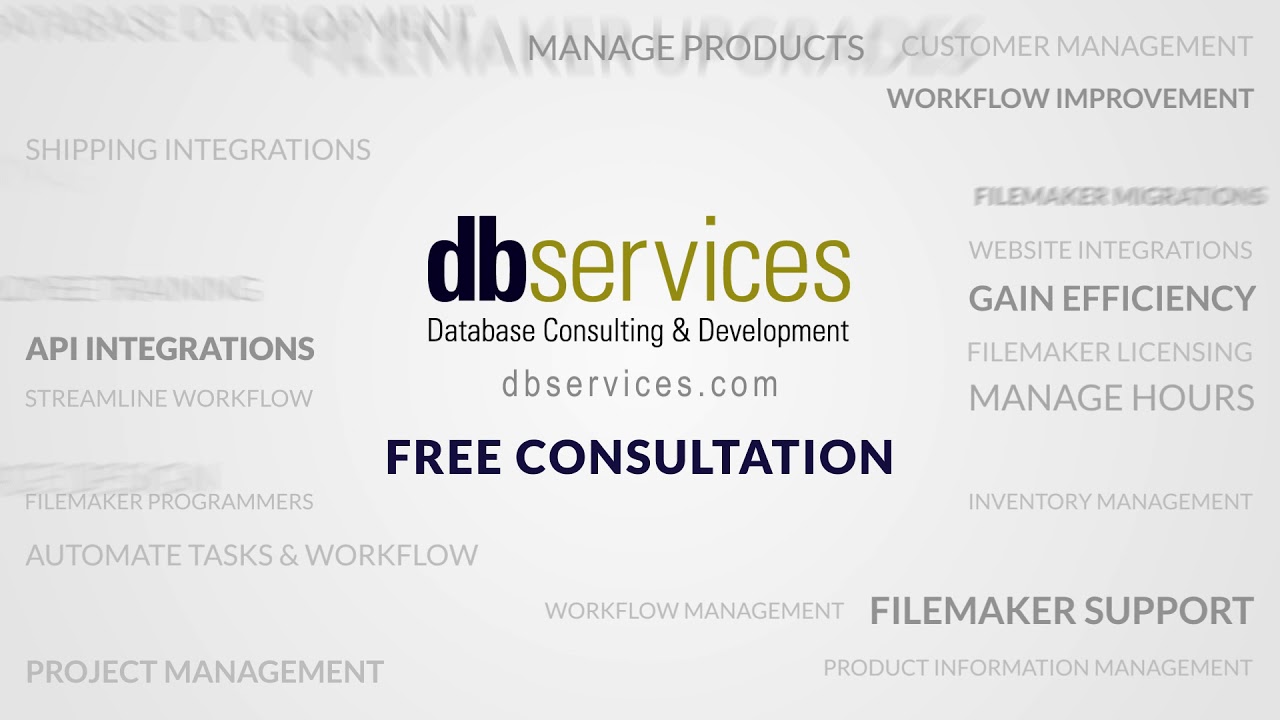 Db Services Database Consulting Development Youtube