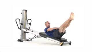 Total Gym Exercise: Pilates - Half Roll Back, Slow Hundred