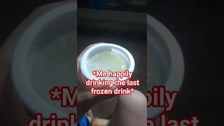 FROZEN drink #nothingimposibleinthisworld #viral #memes #funny