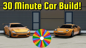 Random Wheel And Building Cars! - Automation/BeamNG Drive