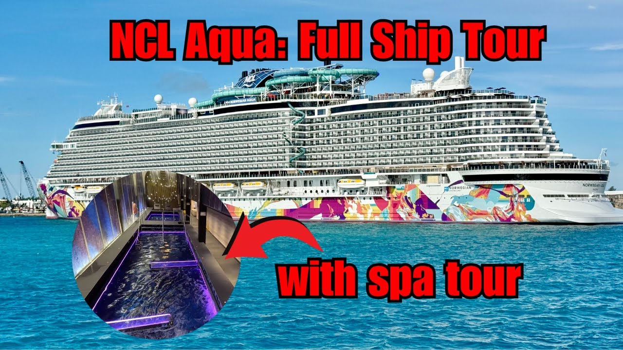 Экскурсия по всему кораблю NCL Norwegian Aqua | Обзор круиза по палубам