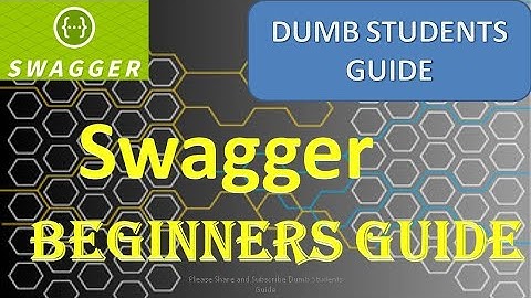 Swagger tutorial | OpenAPI tutorial | Dumb Students Guide