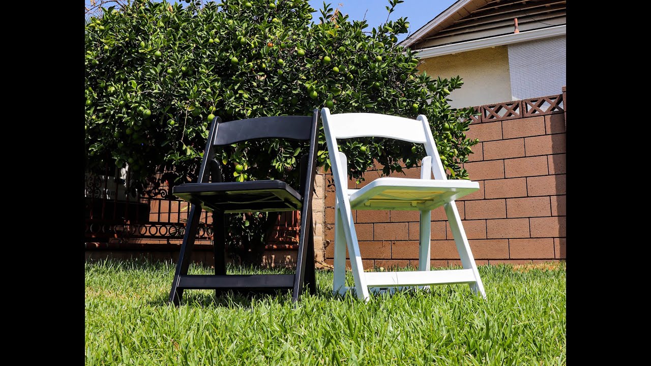 Resin Padded Folding Chairs | Coco's Party Rentals