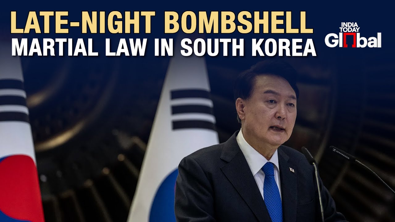South Korean President Declares Martial Law, Slams Opposition As Anti-State