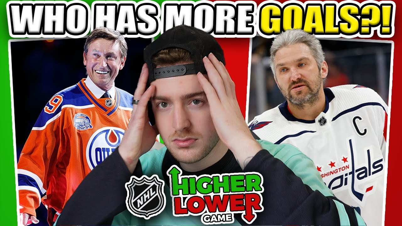 Who Has MORE GOALS?! Higher Or Lower NHL Goals Edition! YouTube