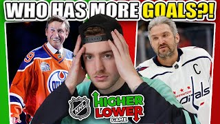 Who Has MORE GOALS?! - Higher Or Lower NHL Goals Edition! screenshot 1