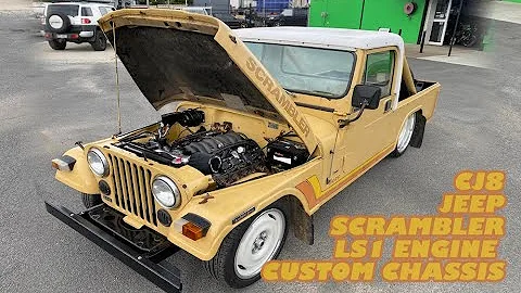 CJ8 Jeep Scrambler with LS1, custom chassis, 9 inch & disk brakes